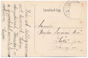 1906 Nagyvárad, Oradea; Kereskedelmi csarnok, Zsidó imaház, zsinagóga. Stern Béla kiadása / Trade ha...