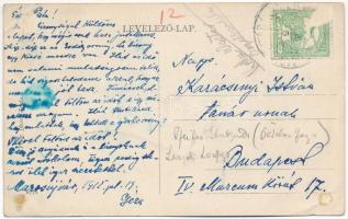 1912 Marosújvár, Uioara, Ocna Mures; Bánczai Kuglicz tó / lake (Rb)