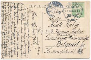 1911 Temesvár, Timisoara; Gyárváros, Kossuth tér, villamos, emlékmű, Wilheim Fülöp, Steingaszner Fer...