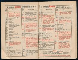 1934 Ilkovics vendéglő, italáruház, Bp., Berlini tér 2. (Nyugatival szemben), előjegyzési naptár néh...