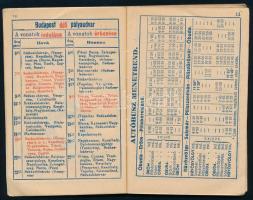 1935 Fahn uradalmi fajborok kimérése, Bp., III., Vörösvári ucca 131, előjegyzési naptár néhány italr...