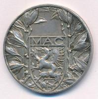 ~1920-1930. "MAC / Magyar Athletikai Club 1875" kétoldalas Ag sportérem "SGA" gyártói jelzéssel (24,85g/37mm) T:AU