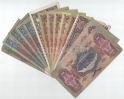 14db-os pengő bankjegy tétel, közte 1930. 100P (2x) + 1936. 10P + 1941. 20P (4x) + 1945. 100P + 10.0...