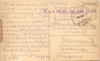 1916 Lutsk, Luck; Cathedral + "K.u.k. Inf. Div. San. Anst. Nr. 68" (EK)