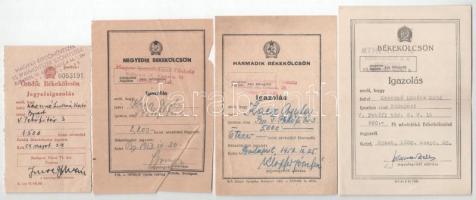 Budapest 1949-1953. Kaesz Gyula bútortervező, építész, az Iparművészeti Főiskola rektorának és feles...