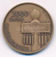 2015. 2000Ft Cu-Zn "Mohácsi nemzeti emlékhely - 1526" kapszulában T:BU Adamo EM300