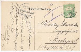 1907 Székelyudvarhely, Odorheiu Secuiesc; Szt. Ferenc rendi szerzetesek templom, piac / church, mark...