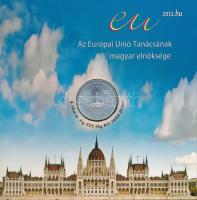2011. 5Ft-200Ft (6xklf) forgalmi sor szettben + 3000Ft Ag "Az Európai Unió Tanácsának magyar el...