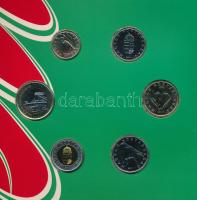 2011. 5Ft-200Ft (6xklf) forgalmi sor szettben + 3000Ft Ag "Az Európai Unió Tanácsának magyar el...