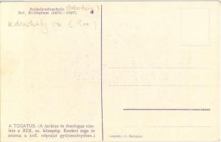 Székelyudvarhely, Odorheiu Secuiesc; Református Kollégium (1670-1927) 4., togatus. Légrády rt. kiadá...