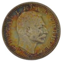 Szerbia 1915. 50p Ag I. Péter T:AU patina Serbia 1915. 50 Para Ag Peter I C:AU patina