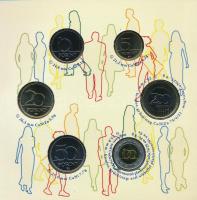 2011. 5Ft-200Ft (6xklf) forgalmi sor szettben, "Magyarország pénzérméi" sorozat, belső tok...