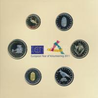 2011. 5Ft-200Ft (6xklf) forgalmi sor szettben, "Magyarország pénzérméi" sorozat T:PP Adamo...