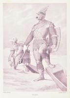 cca 1910-1930 Vörösmarty Mihály munkáihoz készített illusztrációk, 20 db színes és fekete-fehér repr...