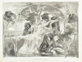 cca 1910-1930 Vörösmarty Mihály munkáihoz készített illusztrációk, 20 db színes és fekete-fehér repr...