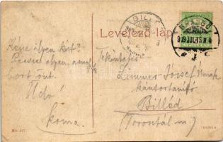 1909 Brassó, Kronstadt, Brasov; Rezsőpark és szökőkút. No. 127. / Rudolfspark, Springbrunnen / park ...