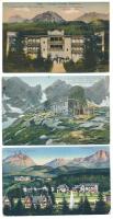 Tátra, Magas-Tátra, Vysoké Tatry; - 7 db régi képeslap / 7 pre-1945 postcards