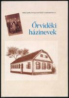 Őrvidéki házinevek. Szerk.: Szoták Szilvia. Alsóőr, 2017, UMIZ - Imre Samu Nyelvi Intézet. Kiadói kartonált papírkötés.