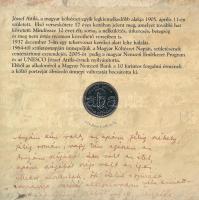 2005. 1Ft-100Ft (7xklf) forgalmi sor szettben + 2005. 10Ft "József Attila", a belső tok ra...