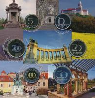 2015. 5Ft-200Ft (6xklf) forgalmi sor szettben + 50Ft Cu-Ni "Nemzeti és Történelmi Emlékhelyek&q...