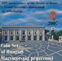 2007. 1Ft-100Ft (7xklf) forgalmi sor szettben,A Római Szerződés aláírásának 50. évfordulója + 50Ft 50 éves a Római Szerződés T:PP kis patina Adamo FO41.1