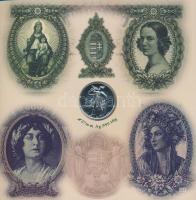 2007. 1Ft-100Ft (7xklf) "Berán Lajos és a pengő" forgalmi sor szettben + "Berán Lajos...