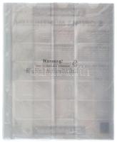 5db "Leuchtturm" bankjegyberakó lap, laponként 35db férőhellyel, eredeti csomagolásban, új...