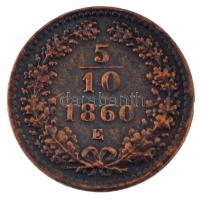 1860E 5/10kr Cu T:XF ph.
Hungary 1860E 5/10 Kreuzer Cu C:XF edge error
Adamo M3