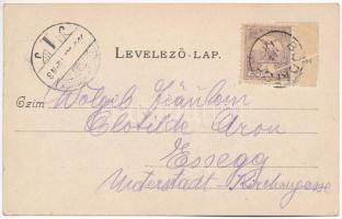 Budapest XXII. Budafok, Fő utca és Országút sarok, Oberding József üzlete, villamossín, piac. Ifj. S...