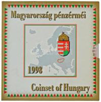 1998. 50f-200Ft (10xklf) forgalmi sor + 1998. 100Ft alpakka "1848-1849. Szabadságharc 150. évfo...