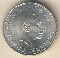 Dánia 1937. 2K Ag "Uralkodás 25. évfordulója" T:2