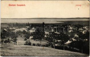 1910 Csopak, látkép (Rb)