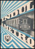 1970 Indul a metró, ismertető füzet a 2-es metró megnyitásáról