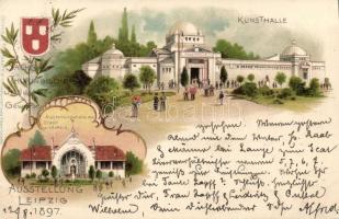 1897 Leipzig Thüringian Industry-expo Litho (EK)