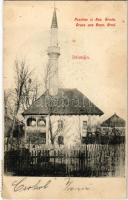 Brod, Bosanski Brod; Dzamija / mosque (EK) + &quot;K.UND K. MILIT. POST BOS. BROD&quot;