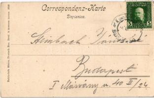 Brod, Bosanski Brod; Dzamija / mosque (EK) + "K.UND K. MILIT. POST BOS. BROD"