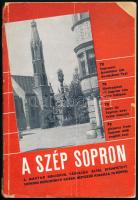 A szép Sopron - Soproni képeskönyv. Összeáll.: Dr. Heimler Károly. Magyar tájak, magyar városok I. Bp., 1933, Somló Béla (Hungária-ny.), 86 p. Oldalszámozáson belül egészoldalas, fekete-fehér fotókkal. Magyar, német, olasz, francia, angol nyelvű függelékkel. Kiadói papírkötés, sérült borítóval.