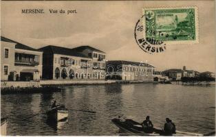 Mersin, Mersine; Vue du port. TCV card