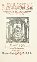 Váradi énekeskönyv. A keresztyéni gyülekezetben való isteni dicséretek [...] Bibliotheca Hungarica Antiqua IX. Bp., 1975, Akadémiai Kiadó. Kiadói műbőr-kötés, a gerincen kis sérüléssel, kísérőfüzet nélkül. A Váradon 1566-ban megjelent könyv hasonmása.