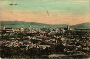 1908 Medgyes, Mediasch, Medias; látkép. Fritz Guggenberger kiadása / general view (fl)