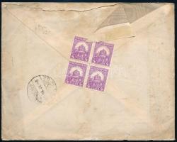 1928 Bp., Cosulich Line Triesti Tengerhajózási Társaság fejléces boríték és levél