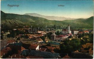 1913 Nagybánya, Baia Mare; látkép, építkezés. Kovács Gyula kiadása / general view, construction