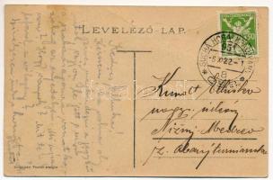 1922 Árvanádasd, Trsztena, Trstená (Tátra); Fő tér, üzlet. Doránszky Vendel kiadása / main square, s...