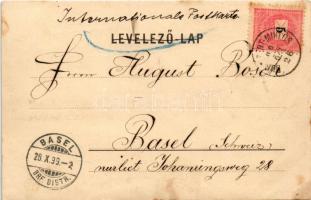 1899 (Vorläufer) Búrszentmiklós, Bur-Sankt-Niklas, Borsky Mikulás (Szenice, Senica); Vásár tér, temp...