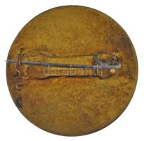 ~1965-1970. "40 év a Magyar Zenekultúra Szolgálatában" aranyozott, zománcozott bronz jelvé...