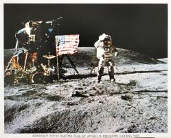 cca 1970-1980 NASA fotónyomatok, főként az Apollo-program során készült felvételekről (holdra szállá...
