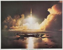 cca 1970-1980 NASA fotónyomatok, főként az Apollo-program során készült felvételekről (holdra szállá...