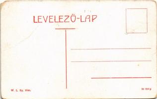 Késmárk, Kezmarok (Szepes, Zips); Római katolikus templom és népiskola. W.L. Bp. 2894. / church and ...