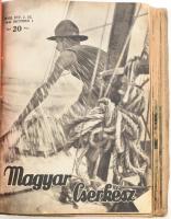 1936-1937 Magyar Cserkész XVIII. évf. egybekötött számai 1-2,4-15,17-20. számai. Szerk.: Sztrilich P...