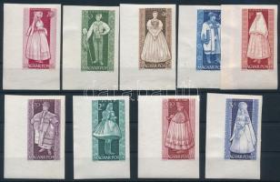 1963 Népviseletek (II.) ívsarki vágott sor (10.000)